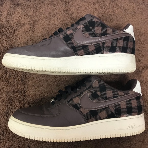 plaid air force ones